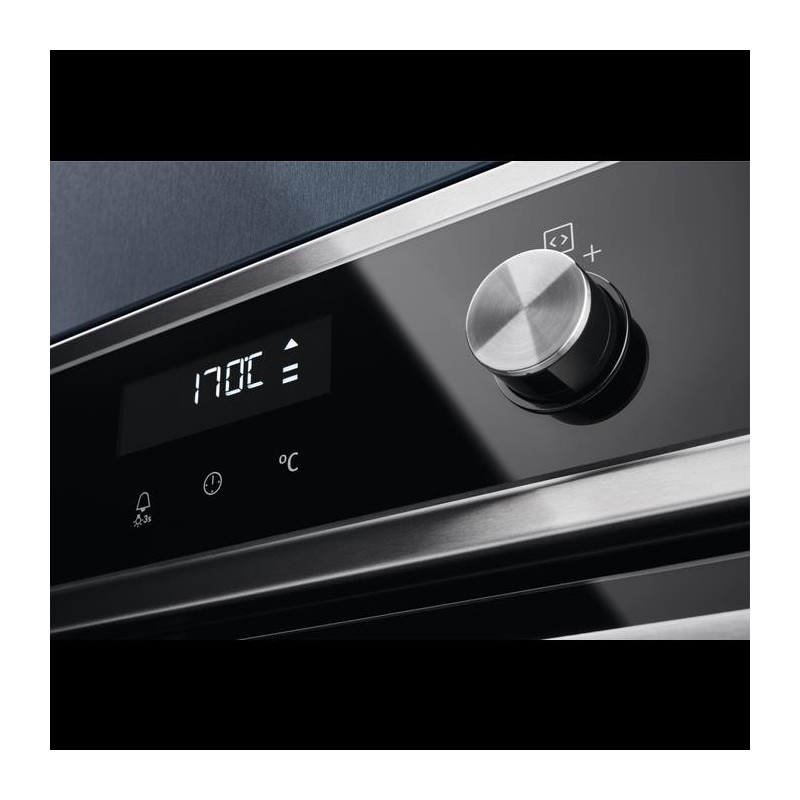 HORNO INDEPENDIENTE MULTIFUNCION ELECTROLUX EOD6P71X PIROLITICO CLA.A+  CRISTAL NEGRO/INOX DONOSTI : 609.00€