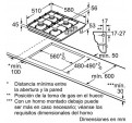 Placa Gas BALAY 3ETX463MB Inox 3f but