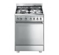 Cocina Gas SMEG CX68MF8-2 60cm Inox 4f