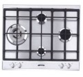 Placa Gas SMEG SLR64SGH 60cm Inox 4f