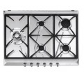 Placa Gas SMEG SRV575GH5 70cm Inox 5f