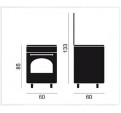 Cocina Gas VITROKITCHEN RU6060N Nat Negro