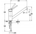 Grifo TEKA AUK 913 Cromo