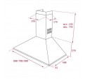 Campana TEKA DBB 90 Negro 90cm
