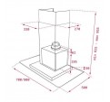 Campana TEKA DG 785 Inox+Cristal 70cm