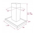Campana Isla TEKA DH2 ISLA 1285 120cm Inox