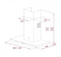 Campana TEKA DLH 1185 T 110cm Inox Negro