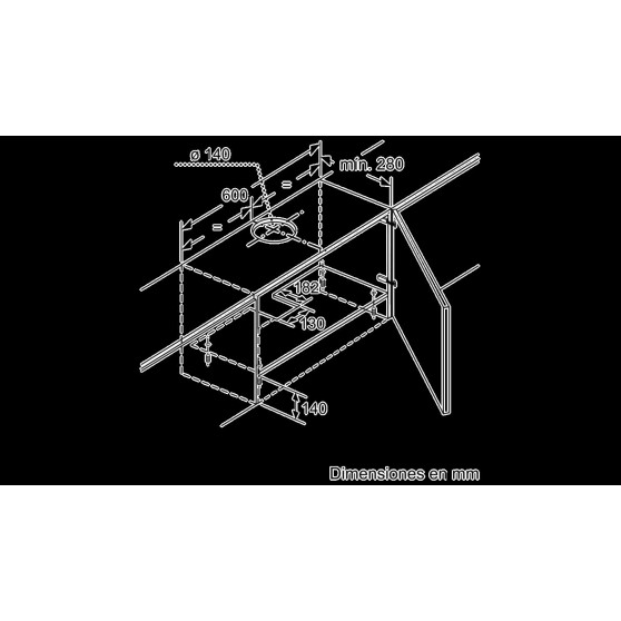 Campana Telescpica BALAY 3BT262MX 60cm Inox