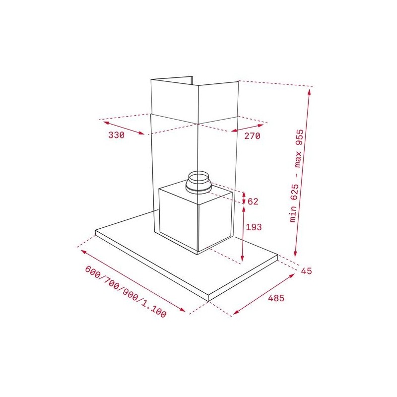 Campana TEKA DSH 786 Inox 70cm - Devoraprecios