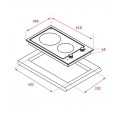Placa Modular TEKA EFX3012H Inox 2f Vitro