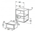 Microondas Integrable CATA MMA20WH Blanco 20L