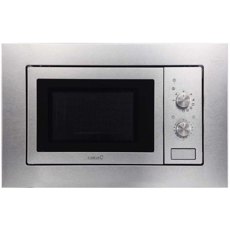 Microondas integrable -Infiniton IMW-1620 - Inox, 20L, Grill, 800W, Encastre