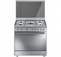 Cocina Gas y Elctrica SMEG SX91SV9 90cm Inox 5f