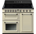 Cocina Induccin SMEG TR103IP 100cm Crema