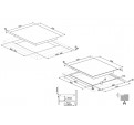 Placa Gas SMEG PV364LCN 65cm Negro 4f