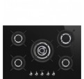 Placa Gas SMEG PV375CN 75cm Negro 5f