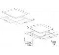 Placa Gas SMEG PV375CN 75cm Negro 5f