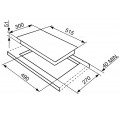 Placa Modular SMEG SI5322B Induccin 2f