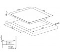 Placa Induccin SMEG SI1M7643B 4f Flex