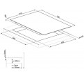 Placa Induccin SMEG SI1M7743B 70cm 4f Flex