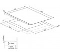 Placa Induccin SMEG SI7844B 80cm 4f