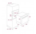 Horno Microondas TEKA HLC844C 45cm Blanco