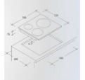 Placa Induccin CANDY CID633C 3f