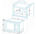 Microondas Integrable EDESA EMW2020IGX Inox 20L