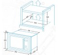 Microondas Integrable EDESA EMW2020IGX Inox 20L