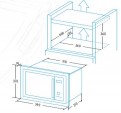 Microondas Integrable EDESA EMW2020IX Inox 20L