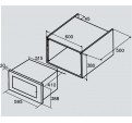 Microondas Integrable CATA MC25GTC Negro