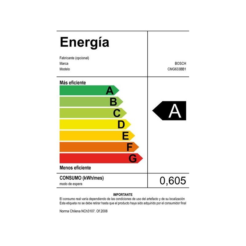 Microondas  Potencia Constante – BOSCH