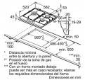 Placa Gas BALAY 3ETX563HB 3f Butano