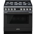 Cocina Gas y Elctrica SMEG CPF9GPAN Antracita