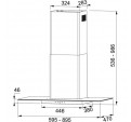 Campana MEPAMSA Cristalo 90 Cristal Inox