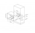 Horno CATA CMD 9208 BK Negro 90cm