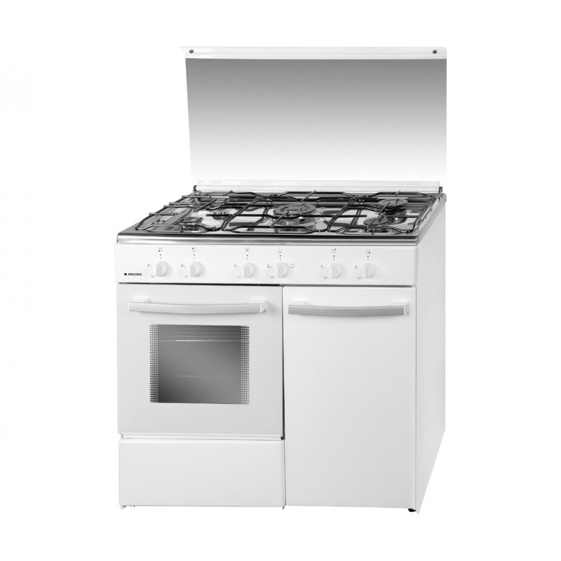 Cocina Gas ASPES ACOP1560B Blanco 90cm 5f - Devoraprecios