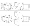 Microondas Integrable SMEG MP422X1 Inox