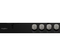 Placa Gas WHIRLPOOL GOA 6423NB Cristal Negro 4f