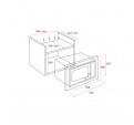 Microondas Integrable TEKA ML 8200 BIS Cristal Bco