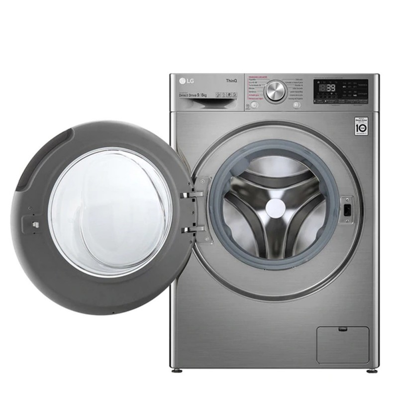 Lavasecadora F4DV7009S2S Inox 9/6Kg - Devoraprecios