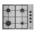 Placa Gas BEKO HIGG 64103 SXN 4f Inox Nat