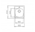 Fregadero TEKA StarBright 50 E-XP 1C Inox