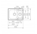 Fregadero TEKA Universe 60 T-XP 1 1 2C Inox