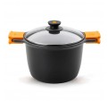 Olla Alta BRA EFFICIENT 24cm con tapa