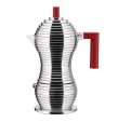 Cafetera Italiana ALESSI Pulcina 3 Tazas Rojo Indu