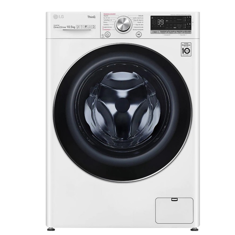 Lavadora LG F6WV7510PRW Blanco 10,5Kg Autodos - Devoraprecios