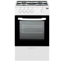 Cocina Gas BEKO CSG42010DWN Blanco 4f Gas