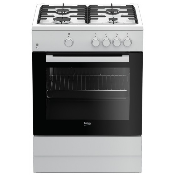 Cocina Gas BEKO FSG62000DWL Blanco 4f