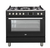 Cocina Gas BEKO GM15310DB Negro 5f 90cm